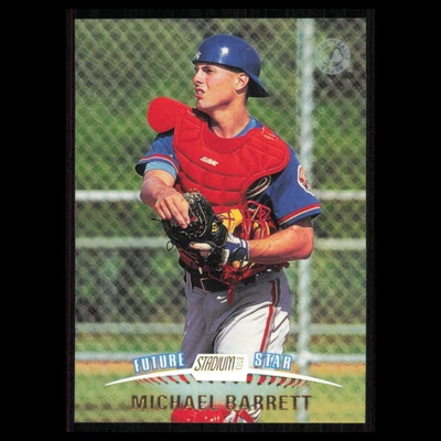 Tarjeta de béisbol Michael Barrett Rookie #349 1999 Topps Stadium Club Montreal Expos Foto 1 de 3