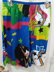 BOYS Adidas Lego Colorful Shorts Size XL Sports School Activewear Colorful - Picture 1 of 6