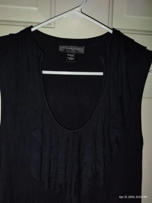 Top negro con correas sin mangas suéter de cable & gauge para mujer talla M Foto 1 de 4