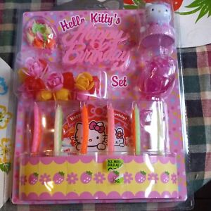 Hello Kitty Happy Birthday Fun Set Party Supplies Decor Girls ToddlersNEW PREOWN