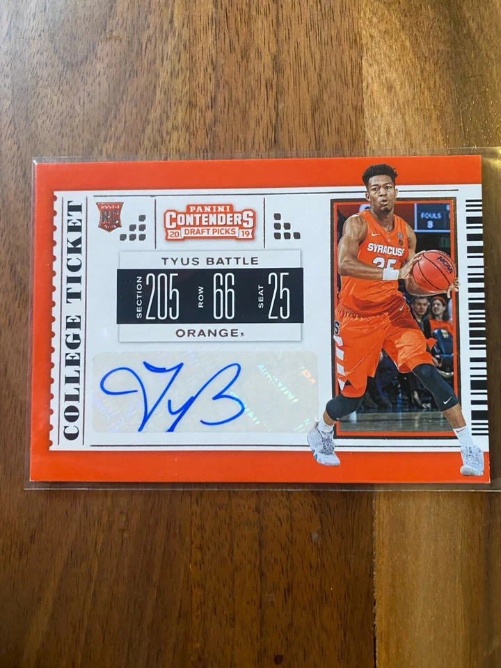 A65,011 - 2019-20 Panini Contenders Draft Picks #115 Tyus Battle Auto RC - Image 1 of 1