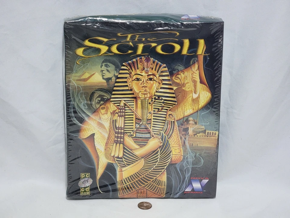 The Scroll Supernatural Interactive Drama (PC 1995) CD-ROM Nova Spring RARE