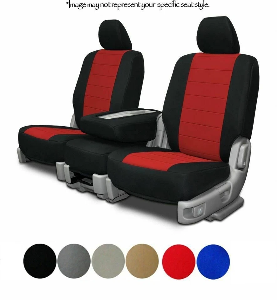 Fundas de asiento de neopreno de ajuste personalizado para Chevy S-10 Foto 1 de 4