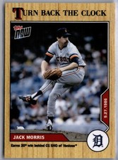 2020 Topps Now Turn Back the Clock #181 Jack Morris Detroit Tigers