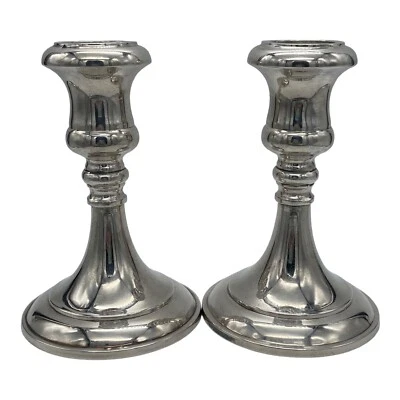 Винтажные подсвечники Sheffield Silver Co пара Itlay - Изображение 1 из 4