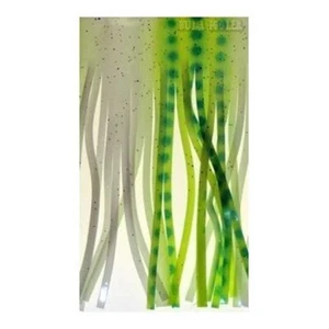 Trolling Lure Skirt Material for Lure Making 8 Inch White/Green Octopus Skirt - Bild 1 von 1