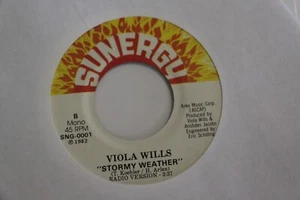 Viola Wills – Stormy Weather, Sunergy – SNG-0001 Vinyl, 7", 45 RPM, Stereo, Mono - Picture 1 of 2