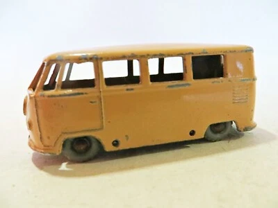 BUDGIE 12 'VW VOLKSWAGEN T1 MICROBUS FURGONETA COMBI'. MARRÓN. VINTAGE. ORIGINAL. Foto 1 de 4