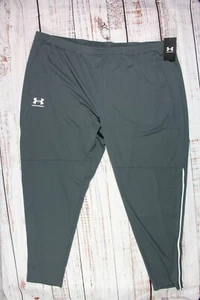 NWT UNDER ARMOUR 4XL Men's UA Pique Fitted Track Pants IN Graphite 1366203 012 - Picture 1 of 13