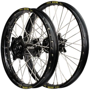Yamaha WR250Z 1998 Envy / Excel SNR Wheelset Pair 21/19 Black Rims Black Hubs - Picture 1 of 9