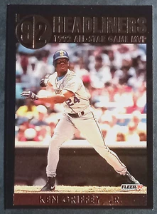 KEN GRIFFEY JR. 1992 FLEER UPDATE BASEBALL '92 HEADLINERS #1 MARINERS HOF - Picture 1 of 2