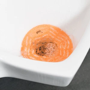 (SIX) CITRUS GEL DEODORIZING URINAL SCREEN LAVEX (6-GEL PACK) ECO-FRIENDLY - Picture 1 of 9