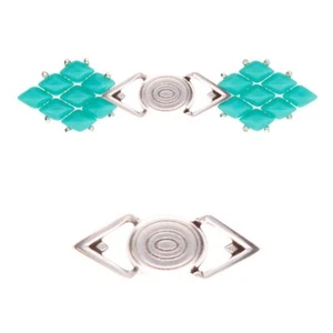 Platillo, Gyalos-Gemduo, Cierre Magnético, 1 pieza, Hormiga Plateada, (cym37) - Imagen 1 de 1