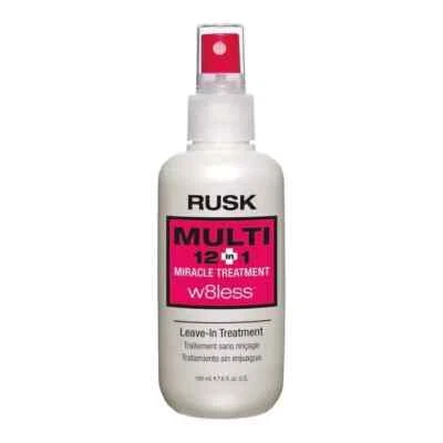 NOVO TRATAMENTO CAPILAR RUSK W8LESS MULTI 12 EM 1 MIRACLE LEAVE-IN 6 OZ REPARO DE DANOS - Imagem 1 de 4