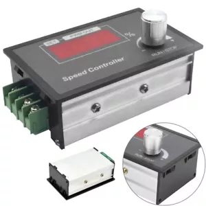 DC 6-60V 12V 24V 36V 48V 30A PWM DC Motor Speed Controller Ein/Aus Schalter - Bild 1 von 12