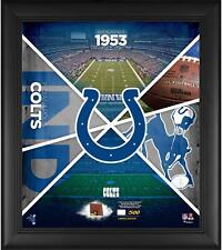 Colts FRMD 15" x 17" Team Impact Collage with a Piece of GU Football-LE/500