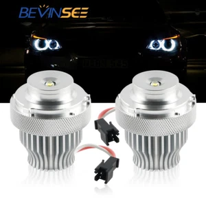 White LED Angel Eyes Halo Ring Marker Light Fit BMW 528i E60 E61 LCI 2007-2011 - Bild 1 von 10