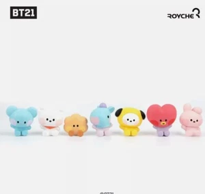 BT21 OFFICIAL MININI MONITOR FIGURINE KOYA MANG SHOOKY CHIMMY COOKY RJ TATA - Picture 1 of 17