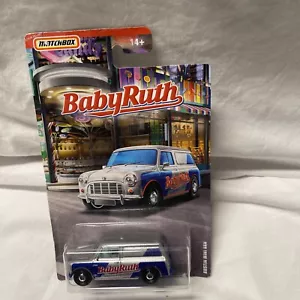 Matchbox 2019 BABYRUTH Austin Mini Van #GHH32 1:64 Scale Diecast - Picture 1 of 2