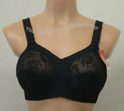 Triumph Doreen N/X, Firm support,Non wired,Lace,Non Padded,Full Cup Bra, Black - Image 1 of 3