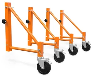 WEN 31104 Baker Scaffold Outriggers with 5-Inch Locking Casters, 4 Pack - Picture 1 of 2