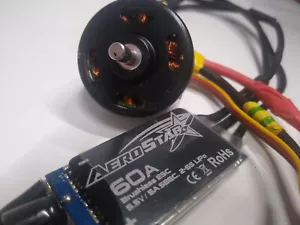 Turnigy Brushless combo ESC motor electronic speed controller heli RC aeroplane - Picture 1 of 5