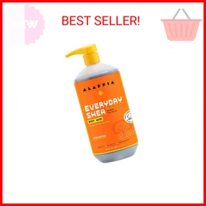 Alaffia EveryDay Shea Body Wash, Naturally Moisturizing Cleanser for All Skin Ty - Picture 1 of 2