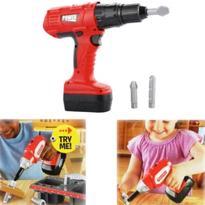 Kids Children Tool Drill with Real Sound Battery Operated Pretend Play Toy - Picture 1 of 10