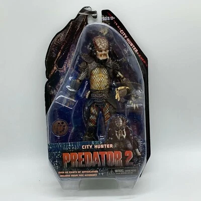 Predator 2 City Hunter Predator Action Figure Alien Hunter PVC Toy Doll 8" - Image 1 of 3