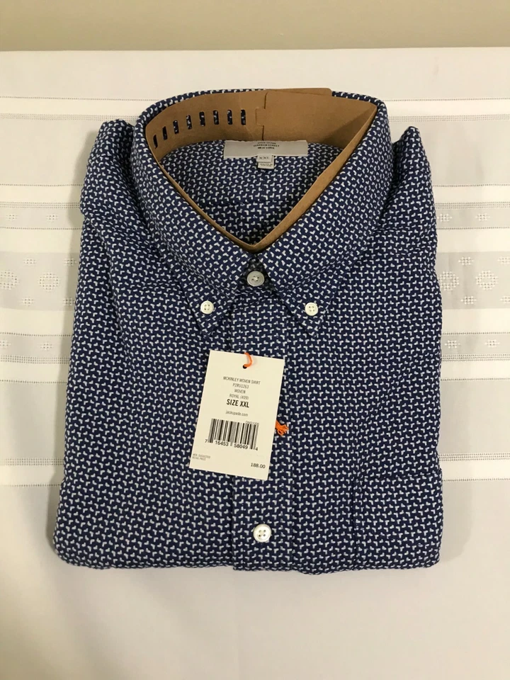 Jack Spade Royal New Men's Casual Button-Down LS Shirt  XXL - Image 1 of 4