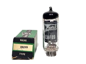 TUBO DE ETAPA DOBLE EBF89/6DC8 7125 /6FD12 RFT DIODO-PENTODO RF/IF NUEVO QTY-1 - Imagen 1 de 4