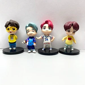 4er Set BTS Bangtan Boys KPop Mini Idol Puppe Figuren Suga J-Hope Jung Kook RM - Bild 1 von 23