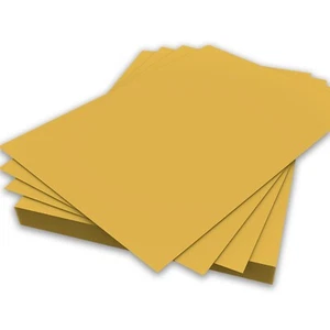 A4 Golden Yellow Colour Coloured Card 160gsm Copier Ream Page Sheet 210mm x297mm - Picture 1 of 8