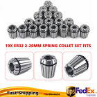 Fits Cnc Milling Engraving Machine Metric 19Pcs Er32 2-20Mm Spring Collets Set