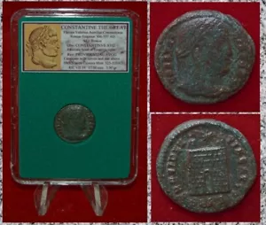 Ancient Roman Empire Coin CONSTANTINE THE GREAT Campgate - Picture 1 of 4