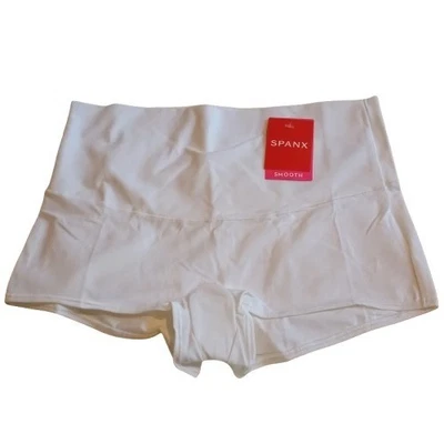 Pantalones Cortos SPANX para Niños Medianos Blancos Prendas Moldeadoras Ropa Interior Suavizadoras Bragas Cómodas Foto 1 de 4
