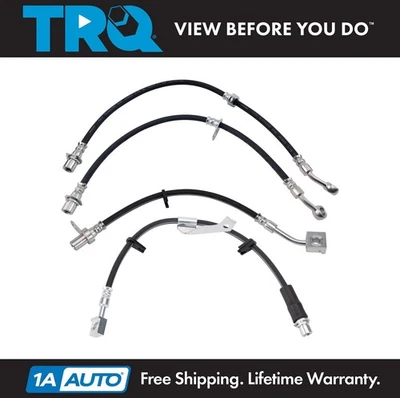Juego de mangueras de freno TRQ para Chevrolet Equinox 2010-2012 GMC Terrain 2010-2011 Foto 1 de 4