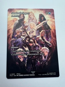 Shadowbringers / Dovin's Veto - BORDERLESS Final Fantasy FFXIV FCA 0051 MTG - Picture 1 of 2