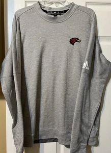 ADIDAS Gray ULM WARHAWKS UNIVERSITY LA MONROE Sweatshirt 2XL XXL Team - Picture 1 of 6