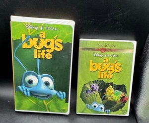 Disney Store Pixar A Bugs Life VHS & DVD Lot Gold Collection Mint Condition! - Picture 1 of 6