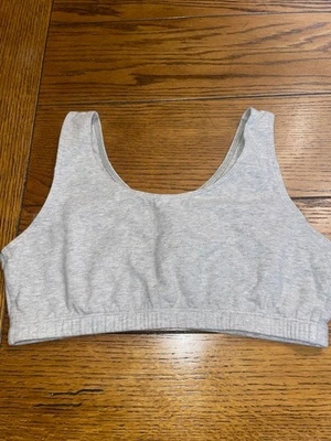 1 Fruit Of The Loom 9012 Tank Style Sports Bra - Gray Color Size 36 - New - Image 1 of 4