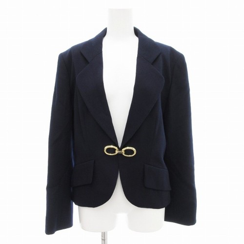Giacca blazer sartoriale Dior Christian vintage bottoni oro M navy js usato2