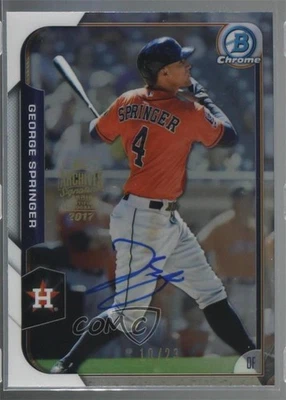 2017 Topps Archives All-Star Signature Edition Buybacks /23 George Springer Auto - Image 1 of 2