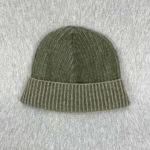Private White V.C. Cashmere Bandit Beanie Sage Green One Size Handmade Scotland - Picture 1 of 3