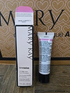Mary Kay Timewise Luminous Wear Liquid Foundation Bronze 8 ~ 038721 Nos - Picture 1 of 1