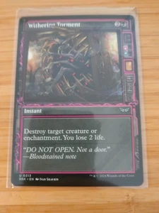 MTG Withering Torment (Showcase) 0313 Duskmourn M/NM Free UK P&P - Picture 1 of 2
