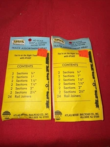 Surtido de pistas Atlas escala HO 1:87 n.º 847 12 Snap Nickel Silver Code 100 - Imagen 1 de 2