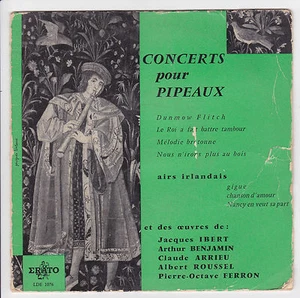 QUATUOR SIRINX Vinyle 33 tours EP 17cm CONCERTS POUR PIPEAUX - ERATO 1076 RARE - Picture 1 of 1