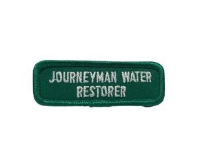 IICRC Journeyman Water Restorer Uniform Patch- Pre Owned Free Shipping - Picture 1 of 4
