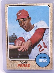 1968 TOPPS Baseball Tony Perez #130 - Cincinnati Reds Legend